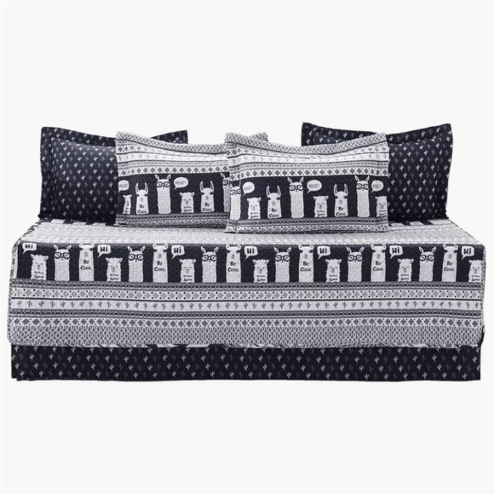 Lush Decor 6pc Llama Twin Daybed Set